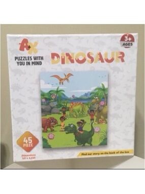 🔴 Dinosaur Kids Puzzle - Green Dinosaurs (45 Piece)! 🔥